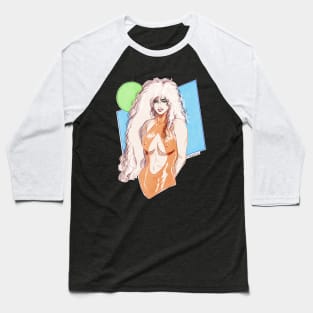 80s big hair girl Baseball T-Shirt